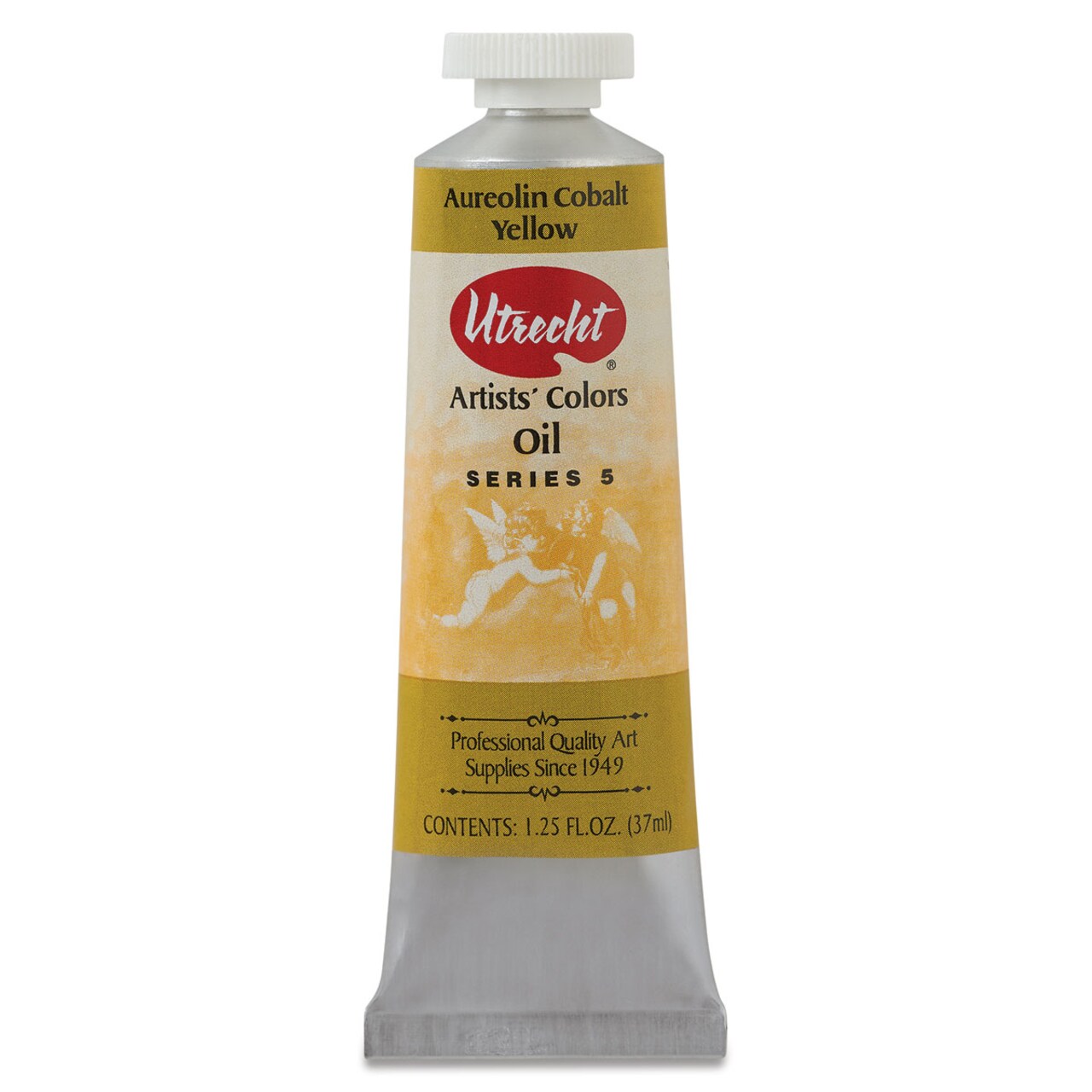 Utrecht Artists' Oil Paint - Aureolin Cobalt Yellow, 37 ml tube